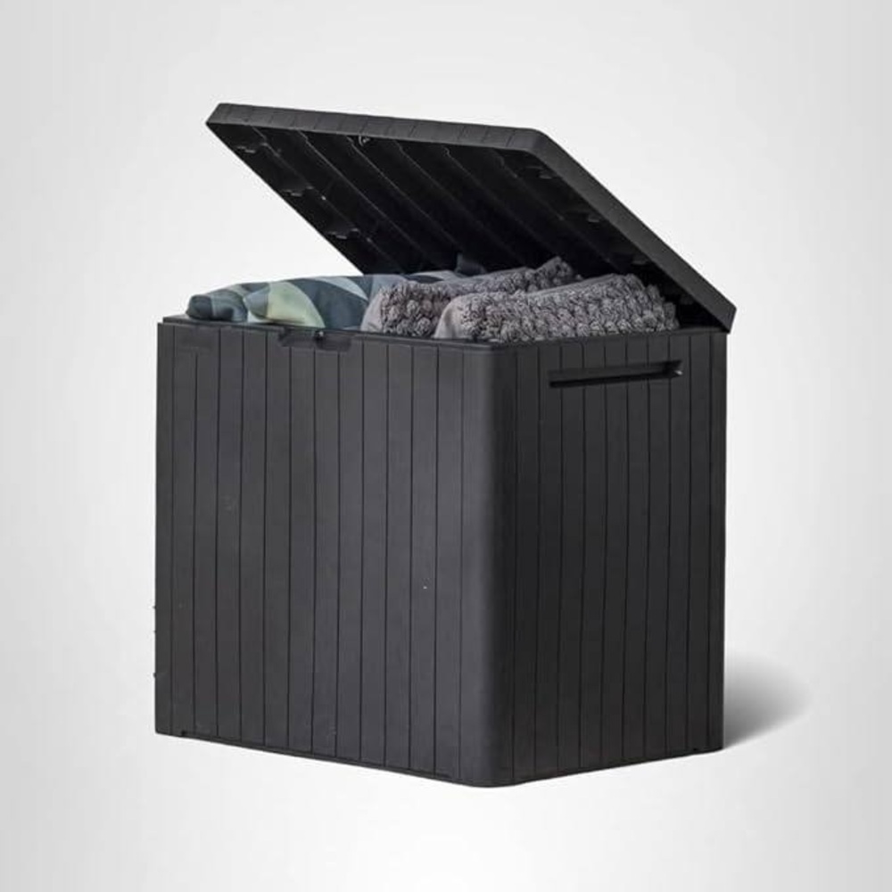 30 Gallon Dark Gray Storage Box